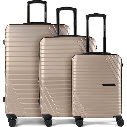 Cocoono Larnaka 4 roulettes Set de valises 3 pièces avec soufflet d'extension  Modéle 2