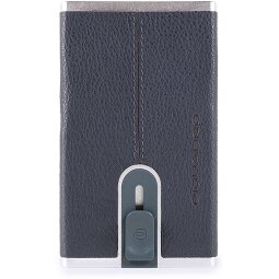 Piquadro Black Square Porte-cartes de crédit RFID en cuir 6 cm  Modéle 2