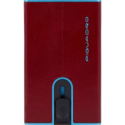 Piquadro Black Square Étui pour cartes de crédit Protection RFID Cuir 6 cm  Modéle 2