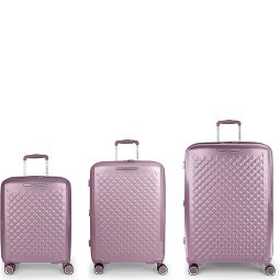 Gabol Queens 4 roulettes Set de valises 3 pièces avec soufflet d'extension  Modéle 3