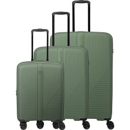 Travelite Air Stripe 4 roues Set de valises 3 pièces avec soufflet d'extension  Modéle 1