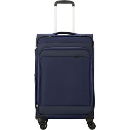 d&n Travel Line 9504 4 roulettes Trolley M 67 cm avec soufflet d'extension  Modéle 3