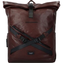 Piquadro Harper sac à dos en cuir 48 cm compartiment pour ordinateur portable  Modéle 1