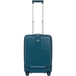 Bric's Positano 4 roulettes Trolley de cabine 55 cm avec soufflet d'extension  Modéle 2