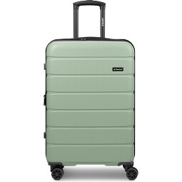 Saxoline Miami 4 roulettes Trolley M 65 cm avec soufflet d'extension  Modéle 4