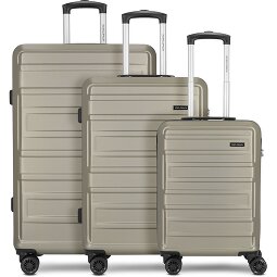 Worldpack New York 2.0 4 roulettes Set de valises 3 pièces  Modéle 3