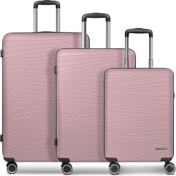 Franky Dallas 3.0 Set de valises à 4 roulettes 3 pièces avec soufflet d'extension  Modéle 4