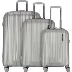 Polestream Moonrock 4 roulettes Set de valises 3 pièces avec soufflet d'extension  Modéle 4