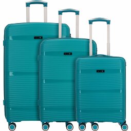 d&n Travel Line 4200 Set de valises à 4 roulettes 3 pcs.  Modéle 2