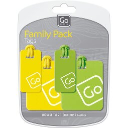Go Travel Set d'étiquettes d'adresse 4 pcs.  Modéle 3