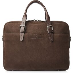 Castelijn & Beerens Nubuck Attaché-case Cuir véritable 41 cm Compartiment ordinateur  Modéle 1