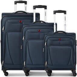 Wenger Beaumont 4 roulettes Set de valises 3 pièces avec soufflet d'extension  Modéle 2
