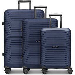 Stratic Shine 4 roues Set de valises 3 pièces avec soufflet d'extension  Modéle 2
