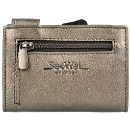 SecWal Porte-cartes de crédit Porte-monnaie RFID Cuir 9,5 cm  Modéle 1