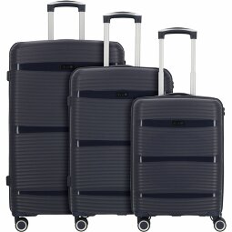d&n Travel Line 4200 Set de valises à 4 roulettes 3 pcs.  Modéle 1
