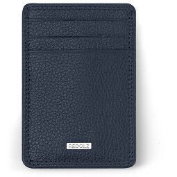 Redolz Leather Essentials Porte-cartes de crédit RFID en cuir 7 cm avec pince à billets  Modéle 4