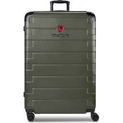 Tonino Lamborghini Milano Valise cabine 4 roulettes XL 83 cm taille spéciale avec soufflet d'extension  Modéle 3