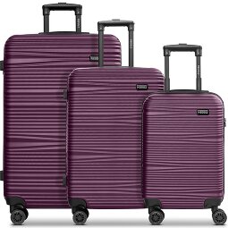 Redolz Essentials 16 3-SET 4 roulettes Set de valises 3 pièces  Modéle 2