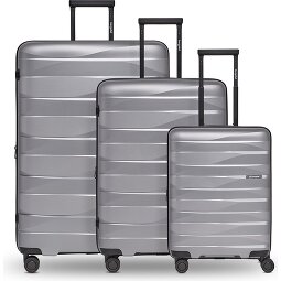 Bergpfeil Travel Set de valises à 4 roulettes 3 pièces avec soufflet extensible  Modéle 1