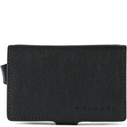 Piquadro Blue Square Étui pour cartes de crédit Protection RFID Cuir véritable 7 cm  Modéle 3