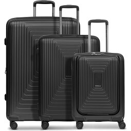 Redolz Essentials 14 4 roulettes Set de valises 3 pièces avec soufflet d'extension  Modéle 2