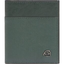 Piquadro Black Square Étui pour cartes de crédit Protection RFID Cuir véritable 9 cm  Modéle 2