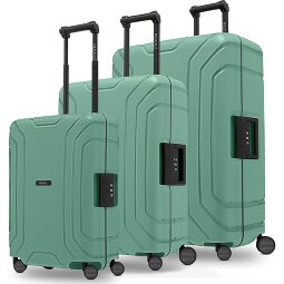 Redolz Essentials 15 Set de valises à 4 roulettes 3 pièces avec fermeture à trois points  Modéle 6
