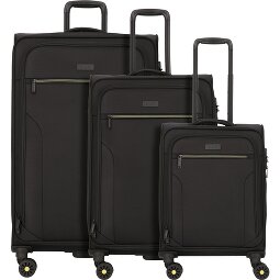 d&n Travel Line 9704 4 roulettes Set de valises 3 pièces avec soufflet d'extension  Modéle 1