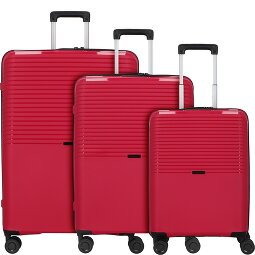 d&n Travel Line 4000 Set de valises à 4 roulettes 3pcs.  Modéle 3