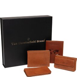 The Chesterfield Brand Porte-monnaie set cadeau 4 pièces cuir 12 cm  Modéle 2