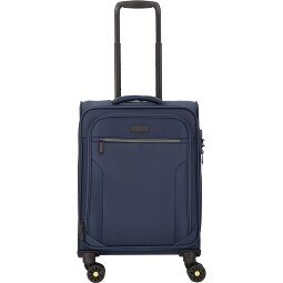 d&n Travel Line 9704 4 roulettes Trolley de cabine S 55 cm avec soufflet d'extension  Modéle 2