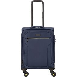 d&n Travel Line 9704 4 roulettes Trolley de cabine S 55 cm avec soufflet d'extension  Modéle 1