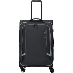 Travelite Corsiica 4 roulettes Trolley M 67 cm avec soufflet d'extension  Modéle 1