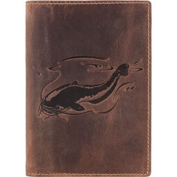 Greenburry Étui à documents vintage en cuir 12 cm  Modéle 4