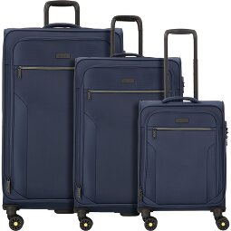 d&n Travel Line 9704 4 roulettes Set de valises 3 pièces avec soufflet d'extension  Modéle 2