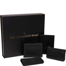 The Chesterfield Brand Porte-monnaie set cadeau 4 pièces cuir 12 cm  Modéle 3
