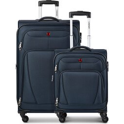 Wenger Beaumont 4 roulettes Set de valises 2 pièces avec soufflet d'extension  Modéle 2