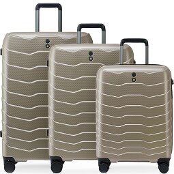 Echolac Exo 4 roues Set de valises 3 pièces avec soufflet d'extension  Modéle 2