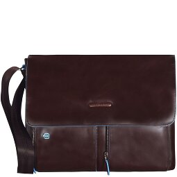 Piquadro Blue Square Messenger en cuir 37 cm Compartiment pour ordinateur portable  Modéle 2