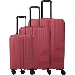 Travelite Air Stripe 4 roulettes Set de valises 3 pièces avec soufflet d'extension  Modéle 4