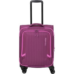 Travelite Corsiica 4 roulettes Trolley de cabine S 55 cm avec soufflet d'extension  Modéle 3