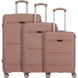 d&n Travel Line 4200 Set de valises à 4 roulettes 3 pcs.  Modéle 3