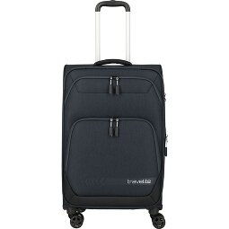 Travelite Kick Off 4 roues Valise cabine M 67 cm avec soufflet d'extension  Modéle 3
