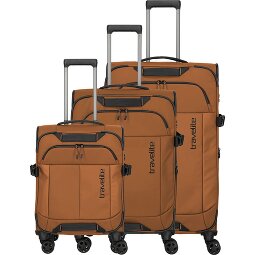 Travelite Briize 4 roulettes Set de valises 3 pièces avec soufflet d'extension  Modéle 1