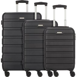 Worldpack Phoenix 4 roulettes Set de valises 3 pièces  Modéle 1