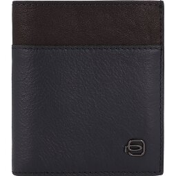 Piquadro Black Square Étui pour cartes de crédit Protection RFID Cuir 9 cm  Modéle 1