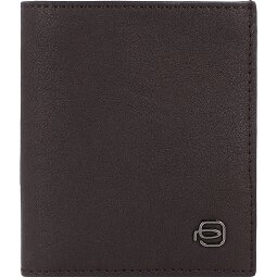 Piquadro Black Square Étui pour cartes de crédit Protection RFID Cuir 9 cm  Modéle 2