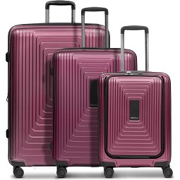 Redolz Essentials 14 4 roulettes Set de valises 3 pièces avec soufflet d'extension  Modéle 1