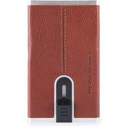 Piquadro Black Square Porte-cartes de crédit RFID en cuir 6 cm  Modéle 3