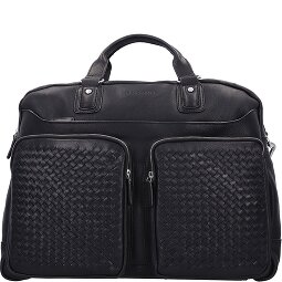 bugatti Porte-documents Woven en cuir 48 cm  Modéle 3